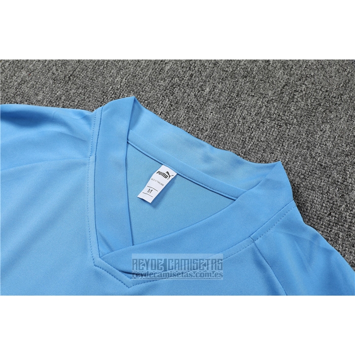 Chandal del Manchester City Manga Corta 2022-2023 Azul - Pantalon Corto